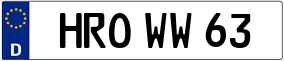 Truck License Plate